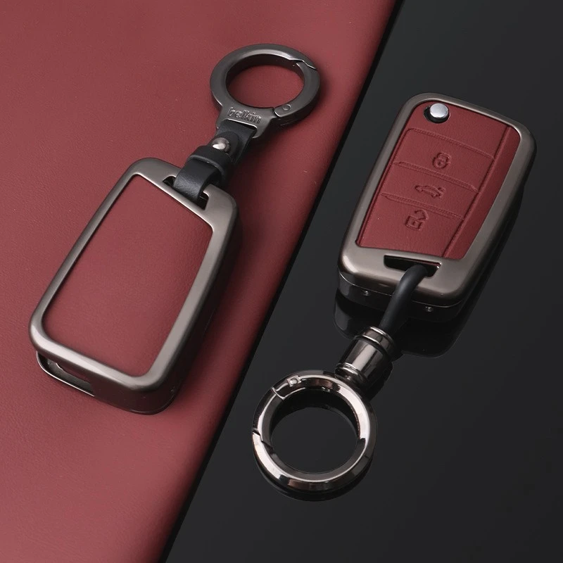 Zinc Alloy Key Cover Case for Volkswagen Sagitar/Tayron/Passat/POLO/Lavida/Tiguan/Tharu/Bora/Magotan B8 - Key Fob Shell