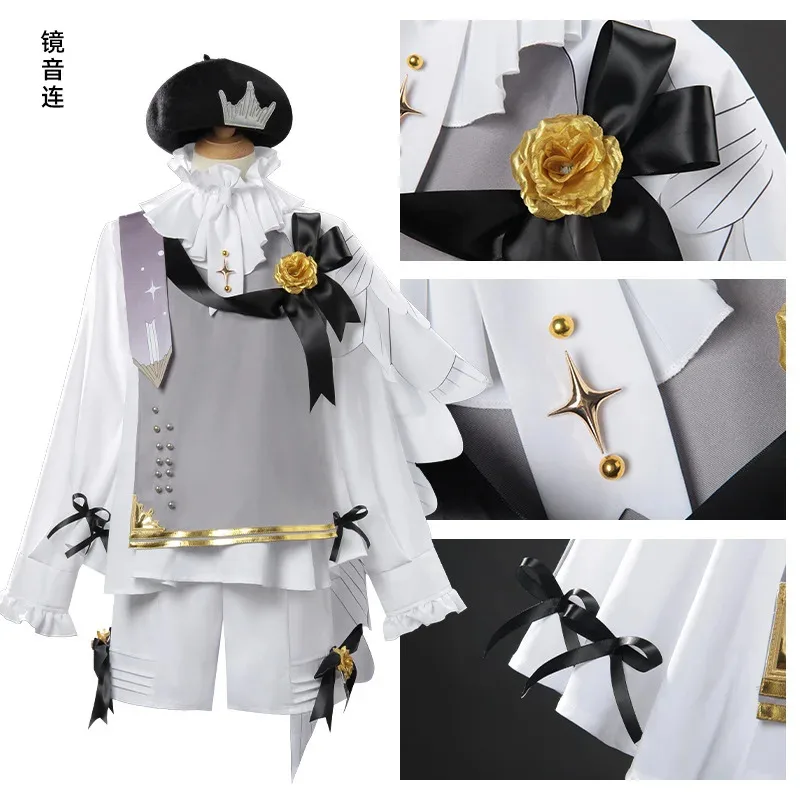 

Anime Game Project Sekai Cosplay Vtuber Symphony Crossover Costume Kawaii Lennn Goth Shorts Lolita Wings Lovely Halloweena;3,v'