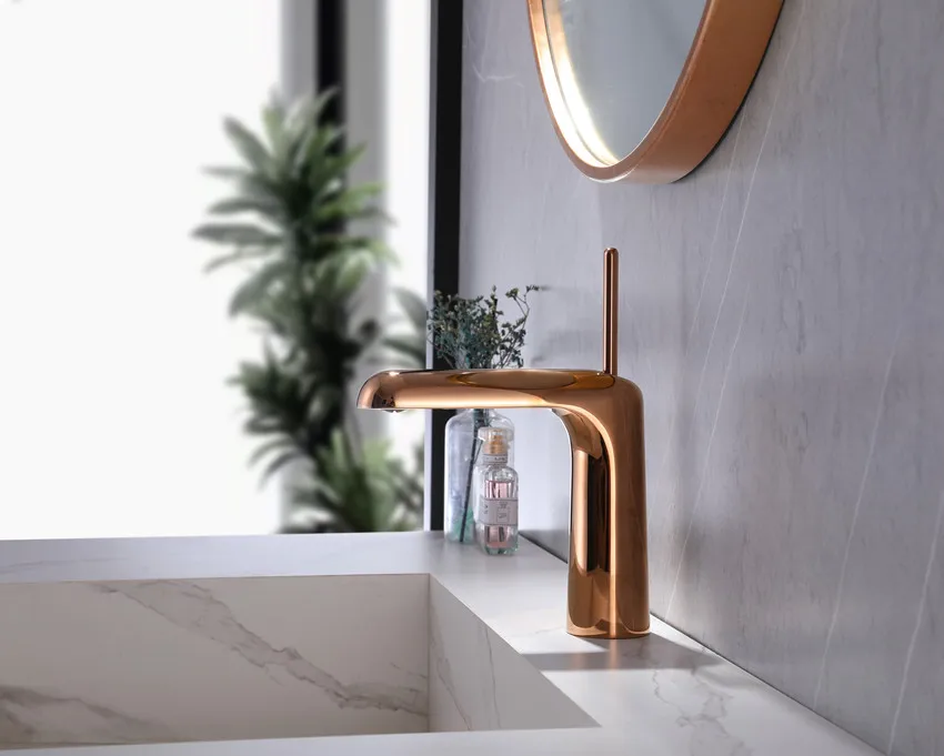 Good Quality Brass Bathroom sink faucet Cold hot water Basin mixer Tap One Handle One Hole Popular design Bathroom faucet