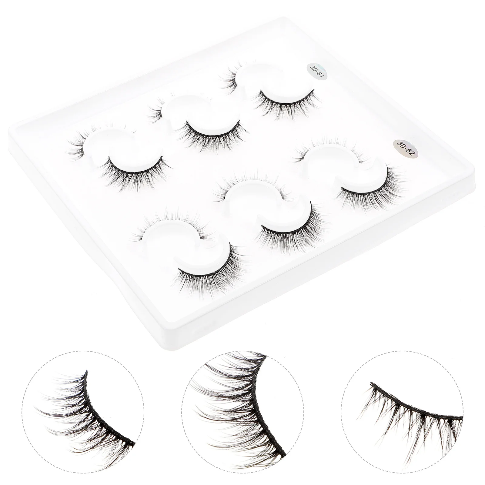 

False Eyelashes 3D Natural Realistic Girl Makeup Beauty lashes Durable Daily Use Fashionable Comfortable Texture