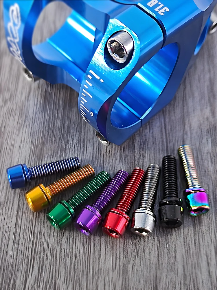 AliExpress KRSEC 6/8pcs M5x18mm Bike Stem Screw Alloy Steel 4mm Allen key Screw MTB Road Bicycle Handlebar Stems Bolts Mountain Bike Parts