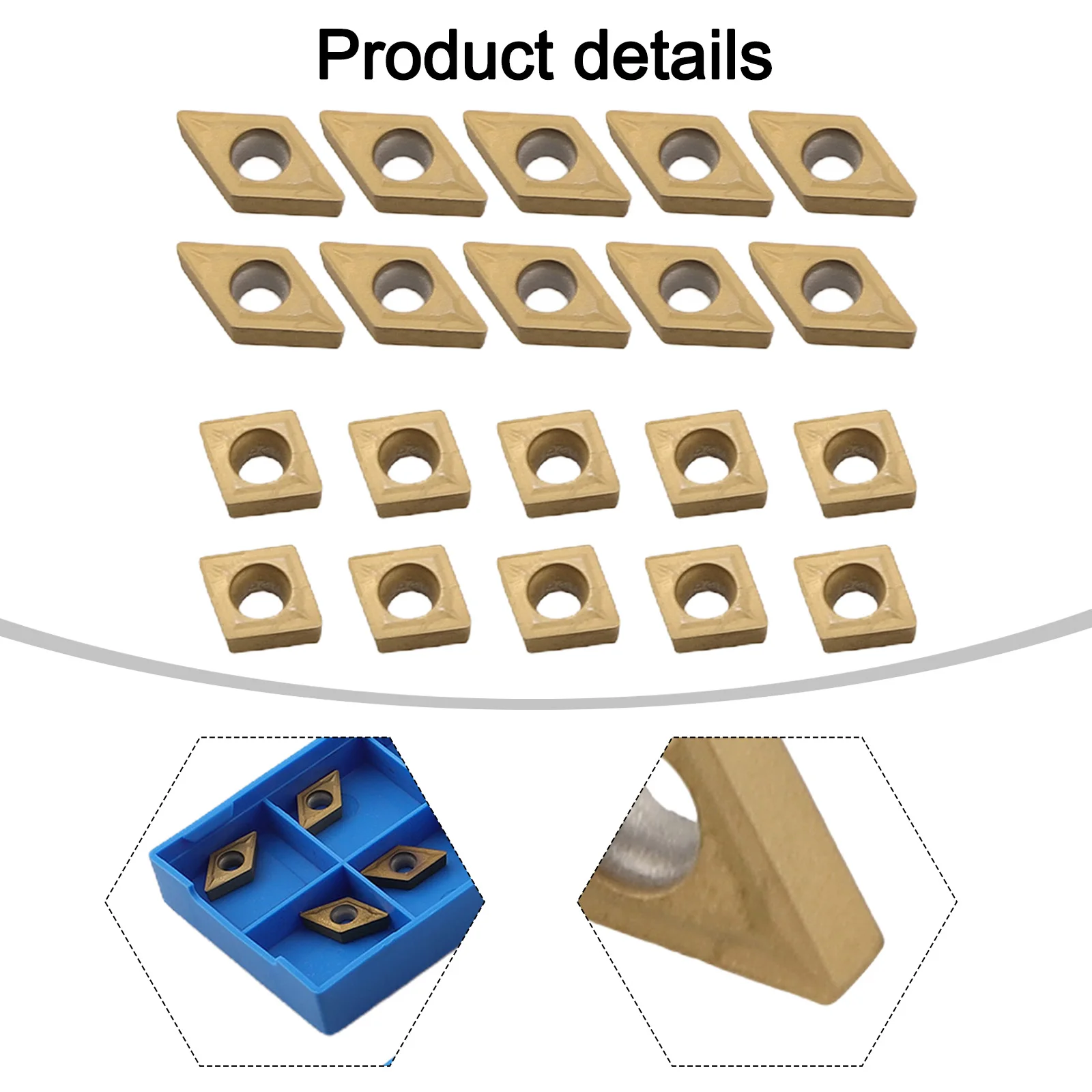 

Спецификации Вставка CCMT Токарная обработка DCMT Быстрая скорость резки Широкий диапазон хороших износостойких вставок Чугун