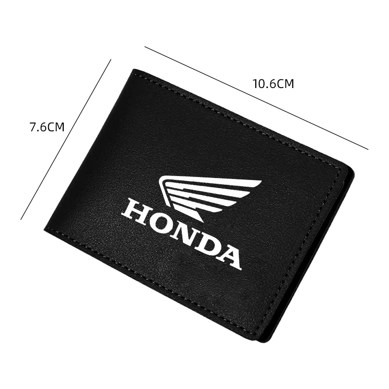 Motorcycle Driver's license Cover Holder ID Credit Card Wallet Suede For Honda CB CB400 CB650F CBF Africa Twin CRF1100L CRF 1100