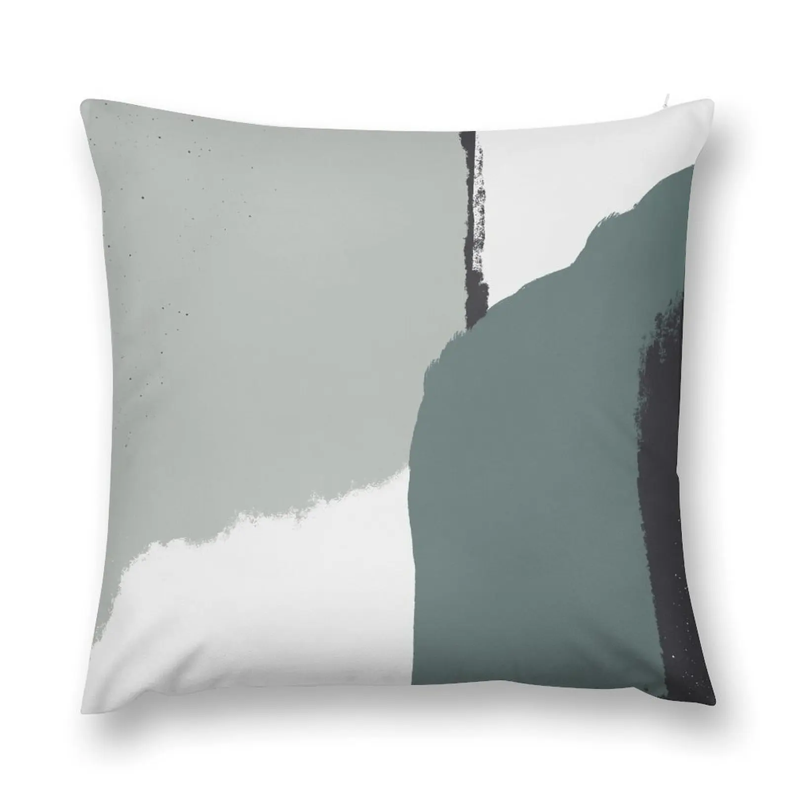 

Minimalist Abstract Art Brush Strokes in Olive and Sage Green Throw Pillow Sofa Cushion Couch Pillows Pillowcase Cushion pillow