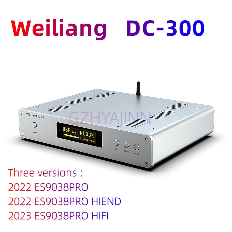 New BRZHIFI DC300 flagship dual core ES9038PRO /ES9038PRO HIEND balanced ES9039 audio DAC decoder HIFI fever