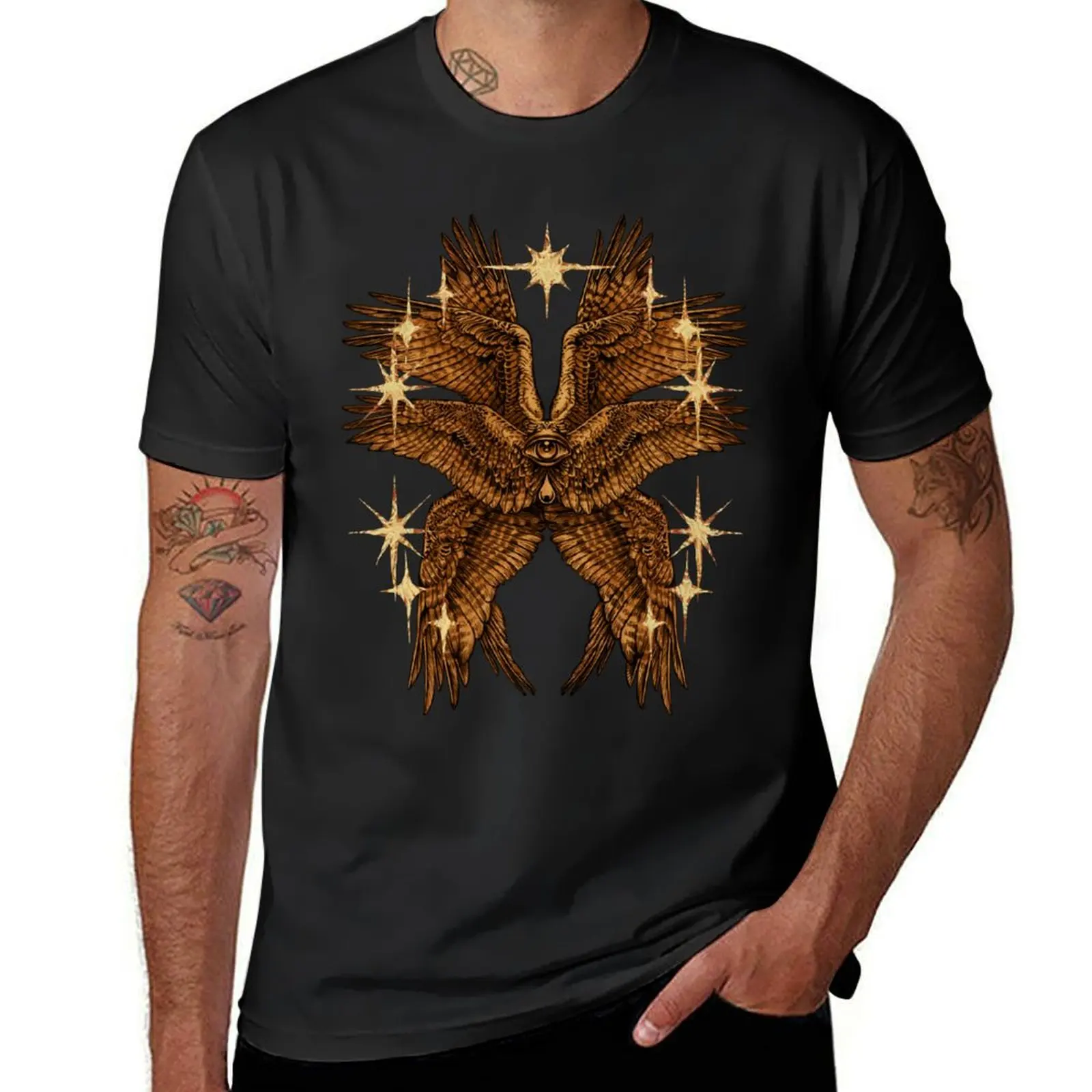 Seraphim V2 T-Shirt blacks summer clothes mens tall t shirts