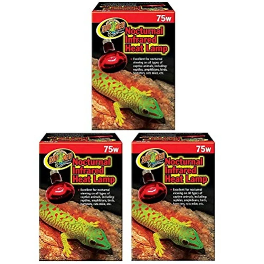 Nocturnal Infrared Heat Lamp 75 Watts - Pack of 3