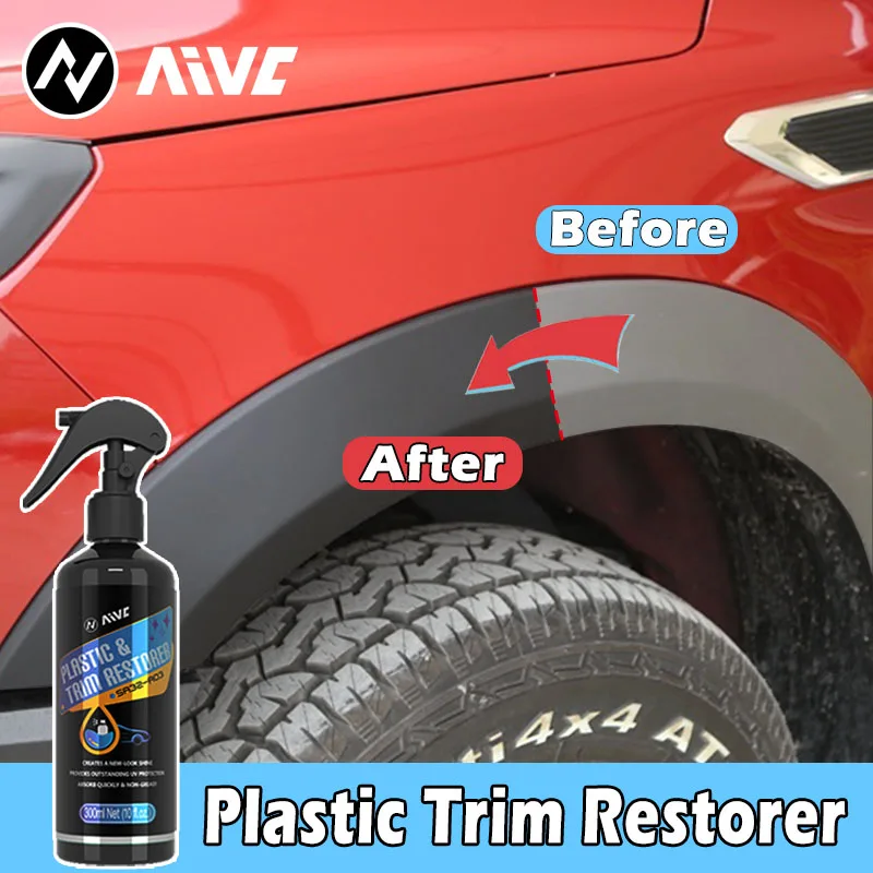 

Car Plastic Repair Agent Auto AIVC Polish Leather Restore Cleaning Products Back To Black Gloss Repair Coating Car Detailing