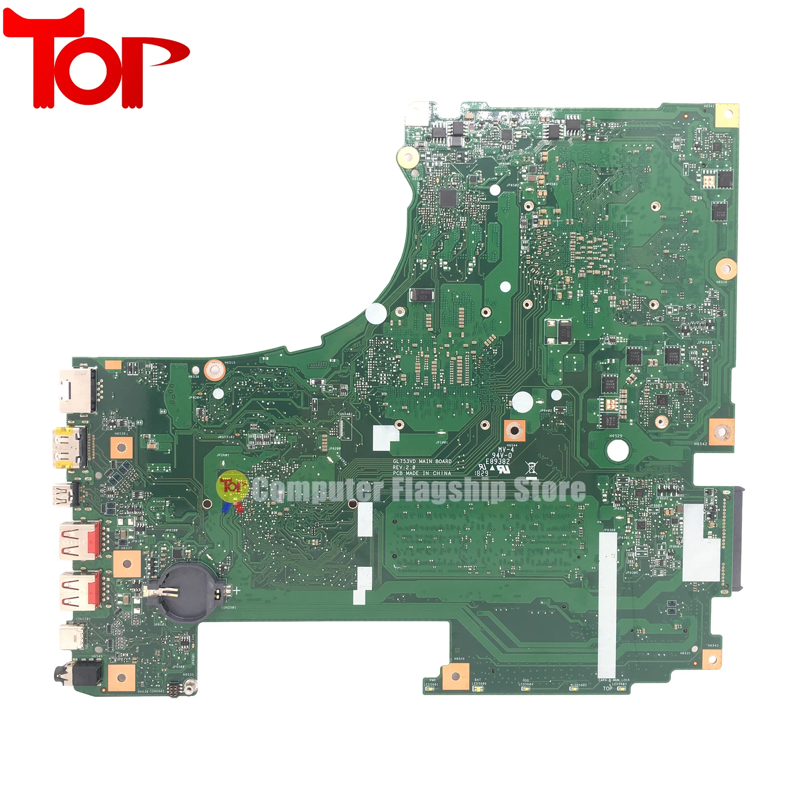 GL753VD Scheda Madre Del Notebook Per ROG GL753 GL753V GL753VE FX753V ZX753V Scheda Madre Del Computer Portatile i5 i7 7th Gen GTX1050 GTX1050Ti