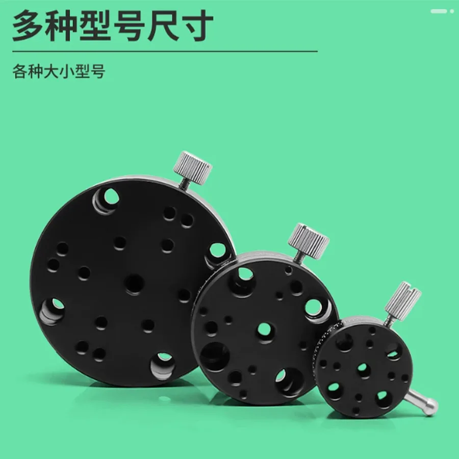 R-axis rotating slide table manual precision adjustment displacement platform angle adjustment indexing plate REG25/40/60