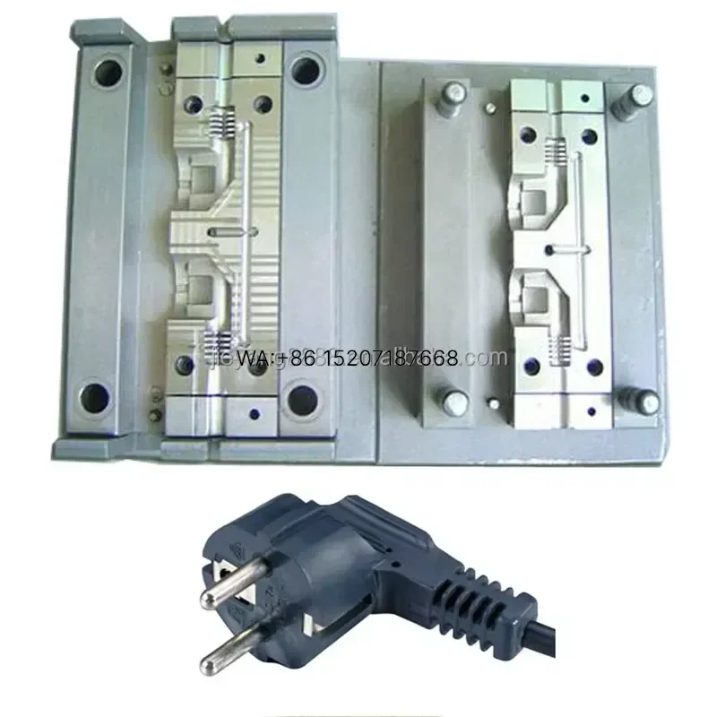 Wmwmnu for European Schuko AC Power Cord 3 Pin Male Plug 2 Round Pin Mold