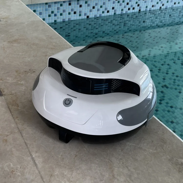 2025 New Model Cordless Robotic Pool Vacuum Dual Powerful Suction Ports Self-Parking Pool Cleaner for Above Ground Pools view 6