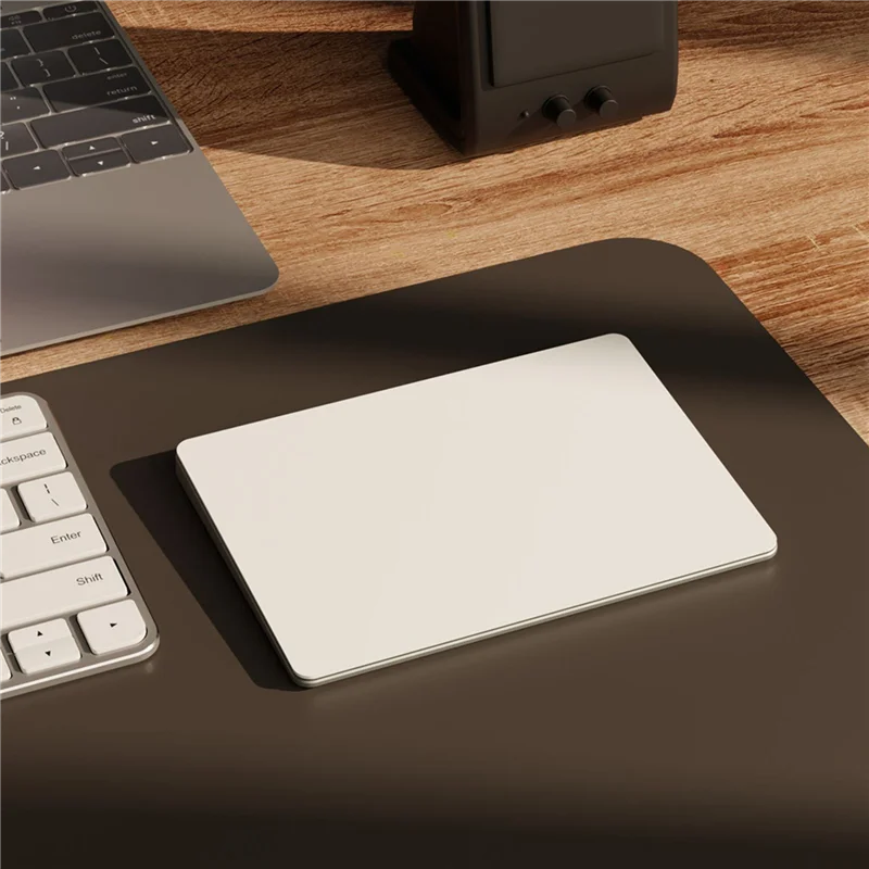 A14M 2X Bluetooth Touchpad Wielofunkcyjny Gesty Trackpad Bezprzewodowy Touchpad z Możliwością Ładowania do Laptopa Ipad IOS Mac, Biały