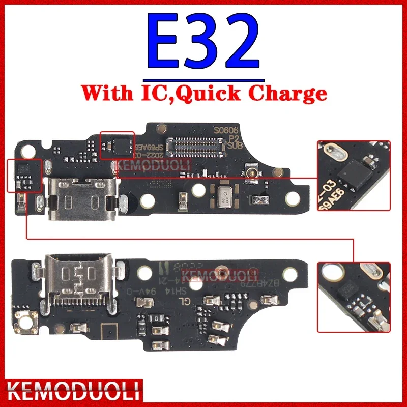 Usb Dock Charger Connector for Motorola Moto E 2020 E20 E30 E40 E22 E22i E32 E32S E13 Charging Board Module Flex Ports