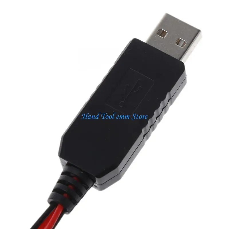 H37F Universal 100cm 200cm 300cm 2in1 USB to Dual 6F22 9V Battery Replace 2pcs 9V Battery USB Power Adapter Supply