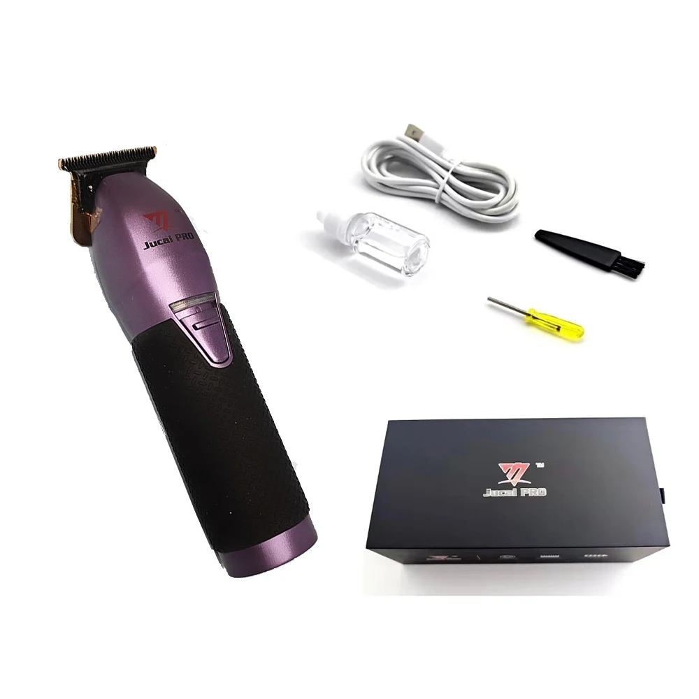 JUCAI PRO F7878 محرك كهربائي احترافي بدون فرشاة 7200 دورة في الدقيقة، قريب 0 مسافة شفرة تسليم شفرة احتياطية محل الحلاقة