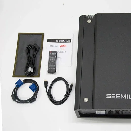 Projetor de holograma laser 7d de cinema digital DLP 15000 lúmens para propaganda de projeção de edifícios