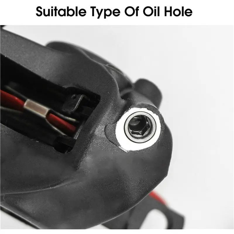 ABLB-For WEST BIKING Bike Brake Oil Filling Joint AVID Hydraulic Brake System Brake Oil Filling Joint Bicycle Repair Tool
