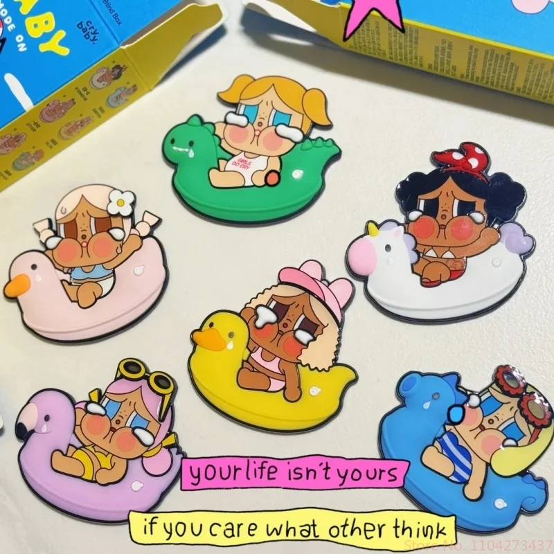 البوب مارت كريبيبي سلسلة صندوق أعمى وضع العطلة على مغناطيس الثلاجة مجموعة عصرية تذكارية لعبة عصرية الديكور هدية عيد ميلاد #6