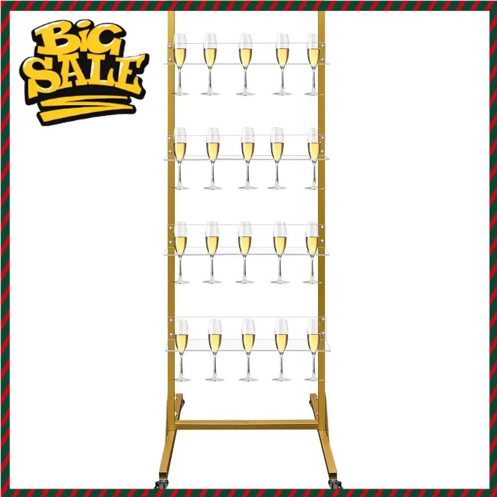 

BestsellerBestsellerChampagne Glass Holder, Tower Style Stemware Rack, Metal Display Stand for Champagne Flutes