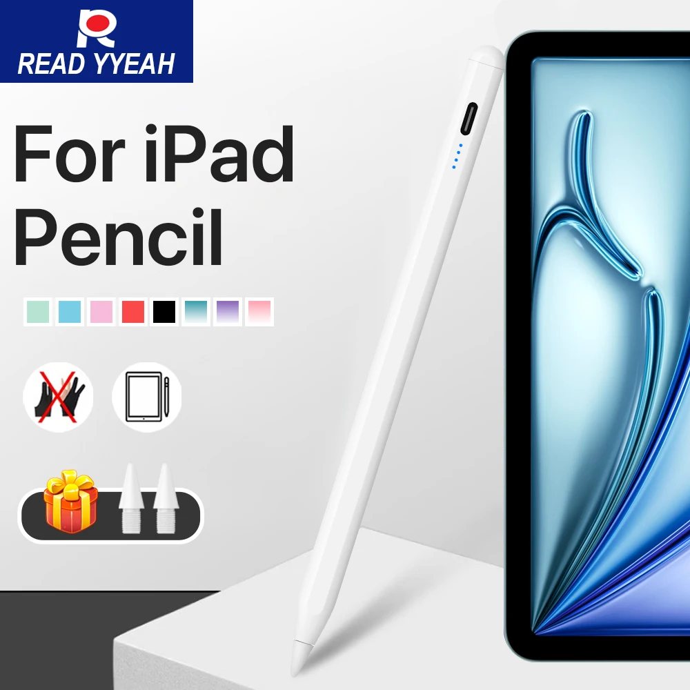

Stylus Pen For Apple Pencil with Palm Rejection Power Display , For iPad 2022 2021 2020 2019 2018 Pro Air Mini Specific Stylus