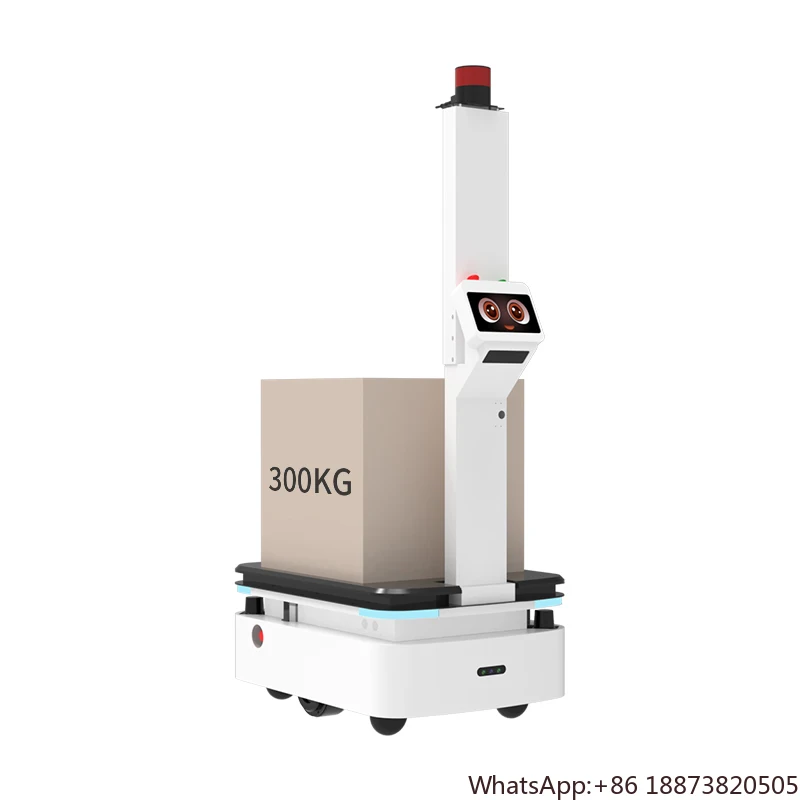 Reeman Agv Autonomous Mobile Robot Industrial Robots Agv Warehouse Magnetic Navigation Vehicle Intelligent Logistic Robot AMR