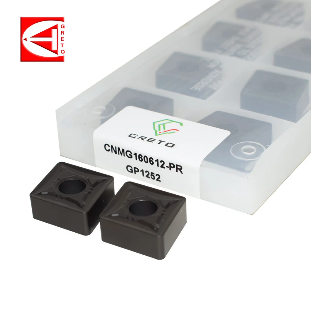 GRETO CNMG160608-PR CNMG160612-PR CNMG160616-PR GP1251 GP1252 GP1253 GT4205 CNMG543 Carbide Tips Cnc Inserts Turning Tool CNMG