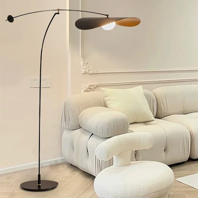 Modern Art LED Long Arm Floor Lamp for Living Room Bedroom Hotel Corner Decor Standing Light Adjustable Home Hanging Lighting