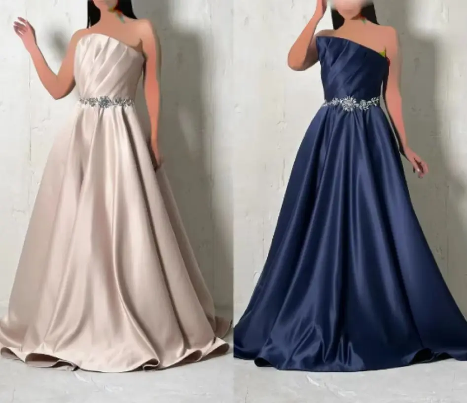

Платье Quinceanera Brush/Элегантное атласное платье трапециевидной формы без бретелек со стразами для торжественных случаев, платья de formatura فساتين طويل