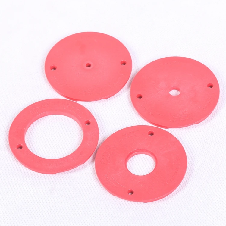 NEW! Strong Aluminium Router Insert Plate Plus 6PCS Additonal Insert Rings