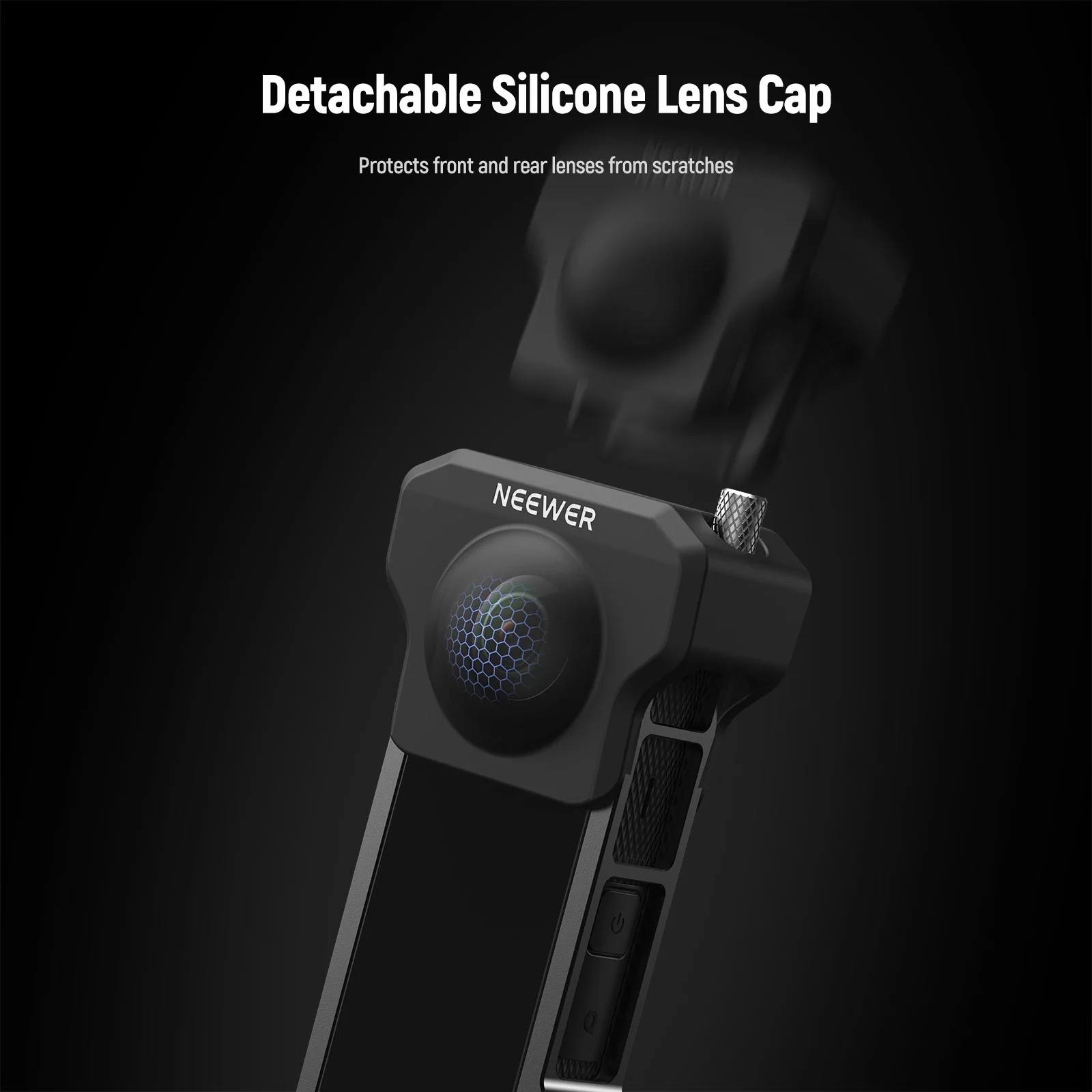 NEEWER X4 Jaula para cámara de acción, funda protectora con dedos plegables Compatible con Insta360 X4, plataforma de grabación de vídeo