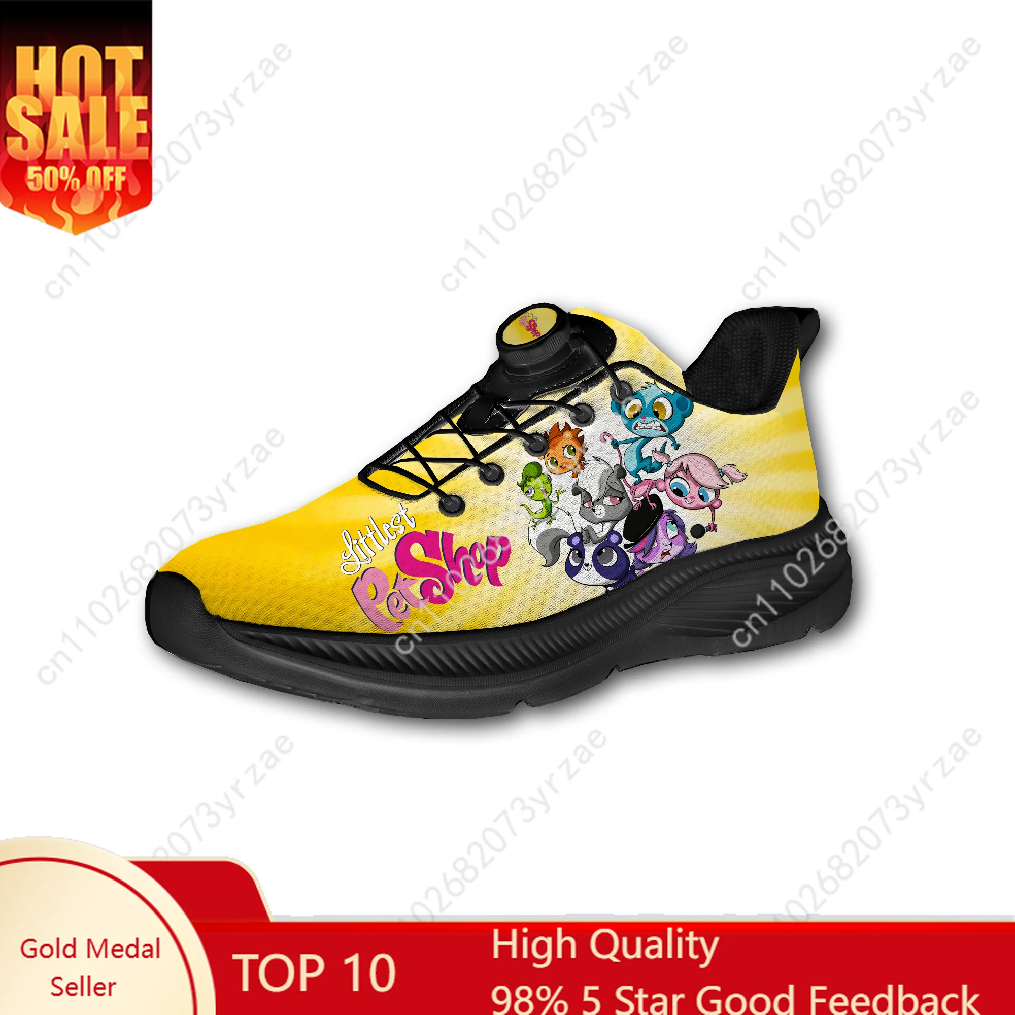 

Littlest Pet Shop Sneakers Mens Womens Sports Shoe Laceless Rotating Button Walking Shoes Fashion Lightweight Custom Sneaker
