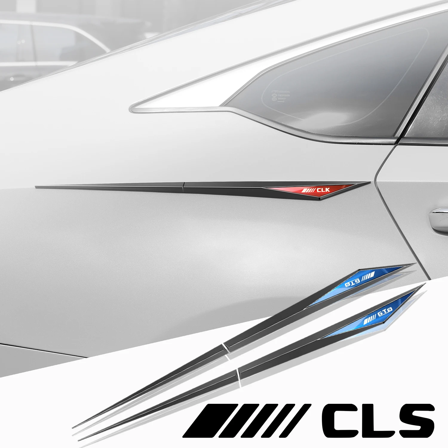 

2pcs car stickers TPU car accessories para auto for Mercedes Benz AMG CLA CLK CLS GLA GLB GLC GLE GLK GLS GTS SLC SLK Auto