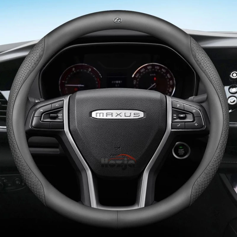 Карбоновый замшевый чехол на руль автомобиля для Maxus T60 Mifa 7 V80 D90 EV30 T70 D60 Euniq 6, аксессуары