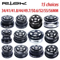 RISK-auriculares de bicicleta con rodamiento sellado, juego de cuencos de dirección de bicicleta de carretera, auriculares de dirección de aluminio para bicicleta de montaña 34/41/41,8/44/49,7/50.6/52/55/56MM
