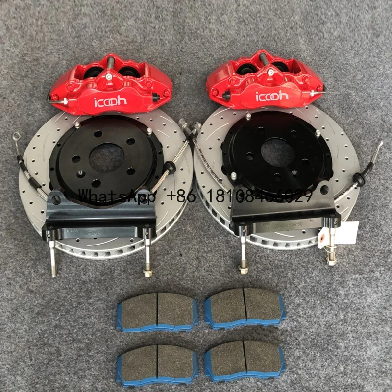 Modifiziertes Auto Shop Upgrade Bremssystem Bremssattel Kit 4 Kolben für Toyota Camry Wheel R17