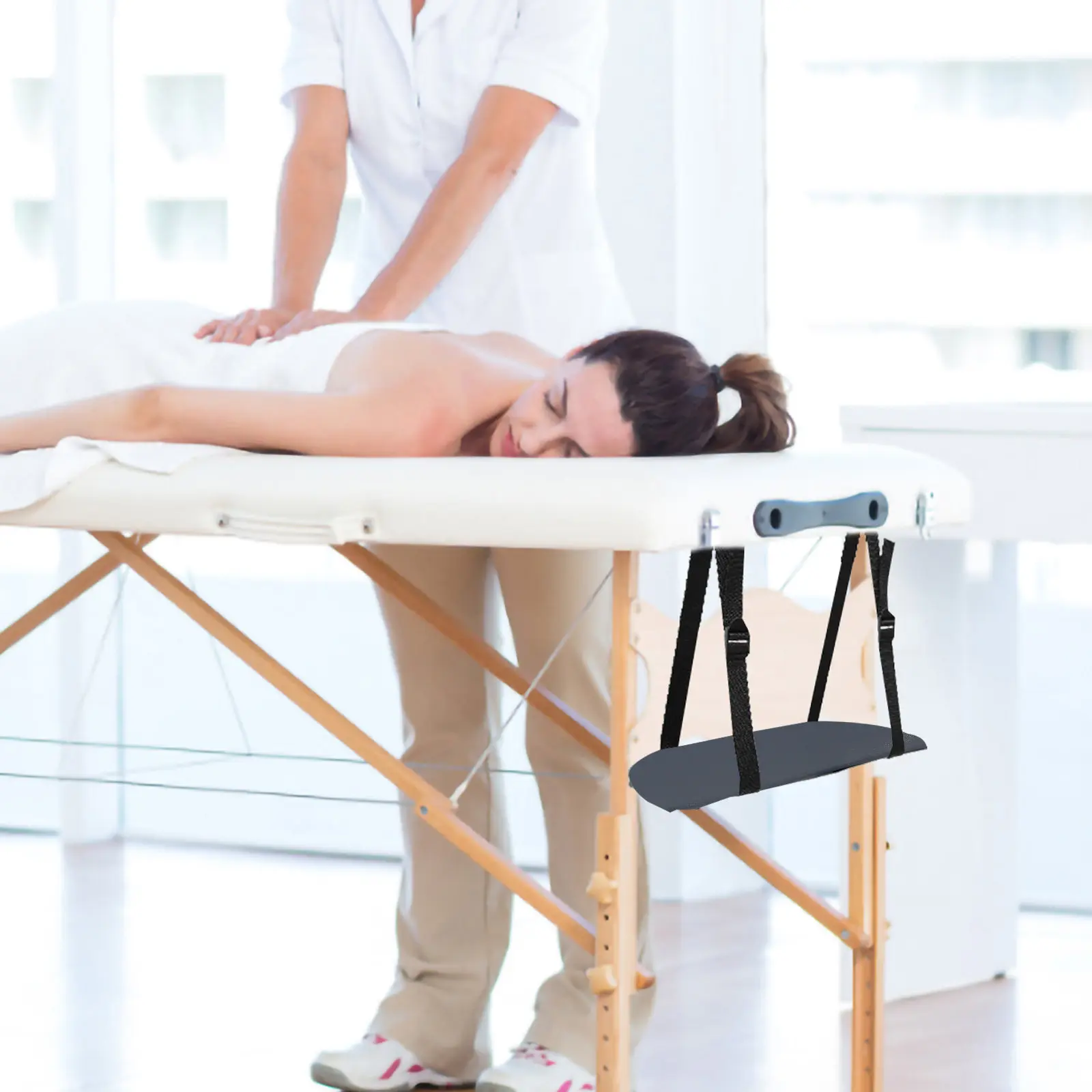 Massage Table Arm Rest Support Comfortable PU Sponge Armrest Pad for Spa Salon Therapy Bed Ergonomic Hand Support Universal