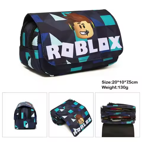 3D New ROBLOX Blox Fruit Creative Cartoon Pencil Case Cartoon Game Pencil Case for Primary School Students School bag