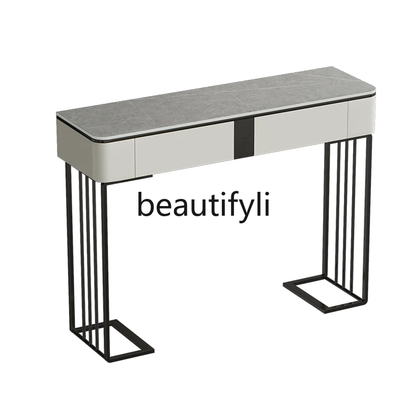 Minimalist Entrance Table Villa Living Room End View Table  Wall Entrance Table Household Entrance Counter