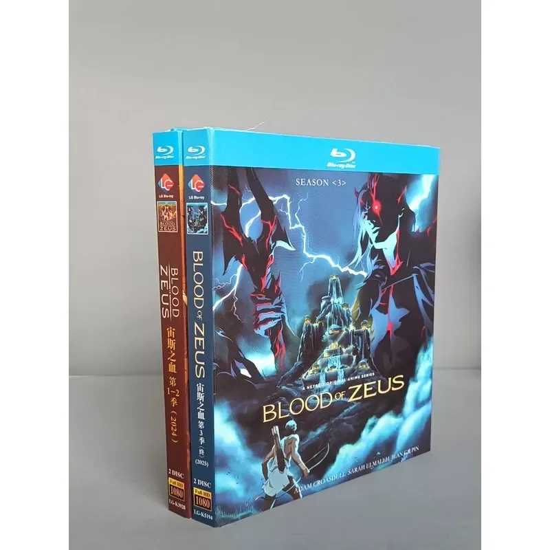 Animation Blu-ray Disc New Blood of Yus Season 1-3 animation series high definition image quality Chinese and English