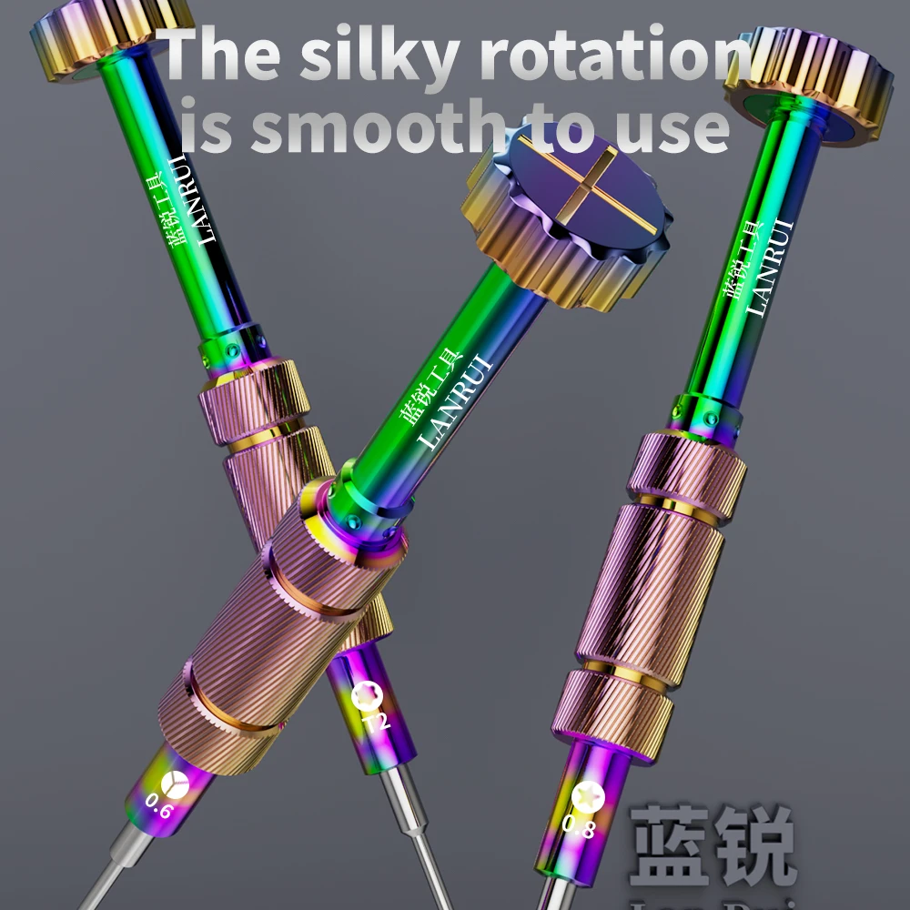 

Lanrui M61 High-Hardness Screwdriver S2 Alloy Steel Batch Head Strong Magnetic for IPhone Android Phone Disassembly Maintenance