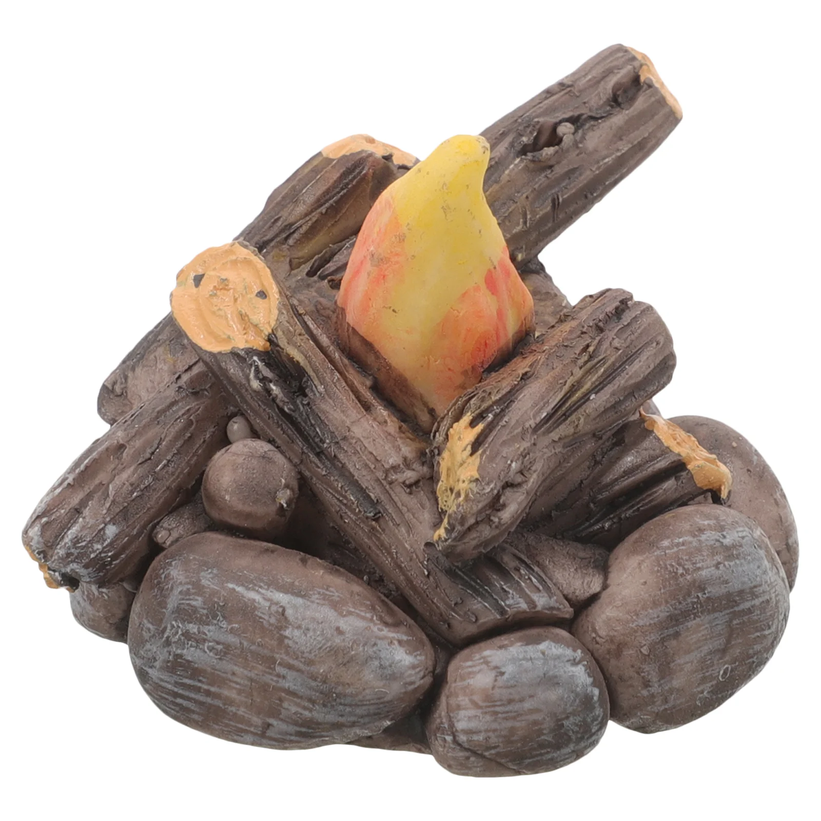 

Miniature Bonfire Model Fake Campfire Ornament Mini Bonfire Decoration Dollhouse Miniature Fire resin bonfire