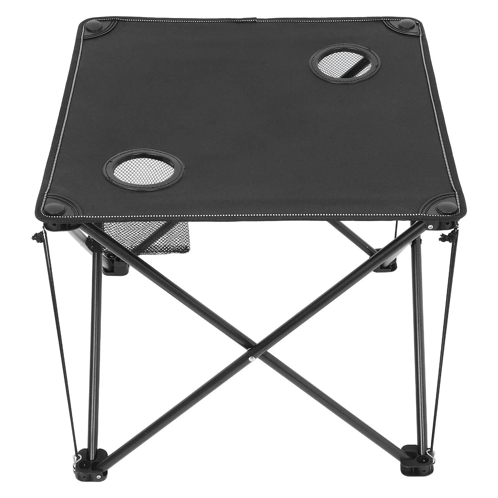 Outdoor Folding Table Black Camping Coffee Collapsible Portable Picnic Tables Travel
