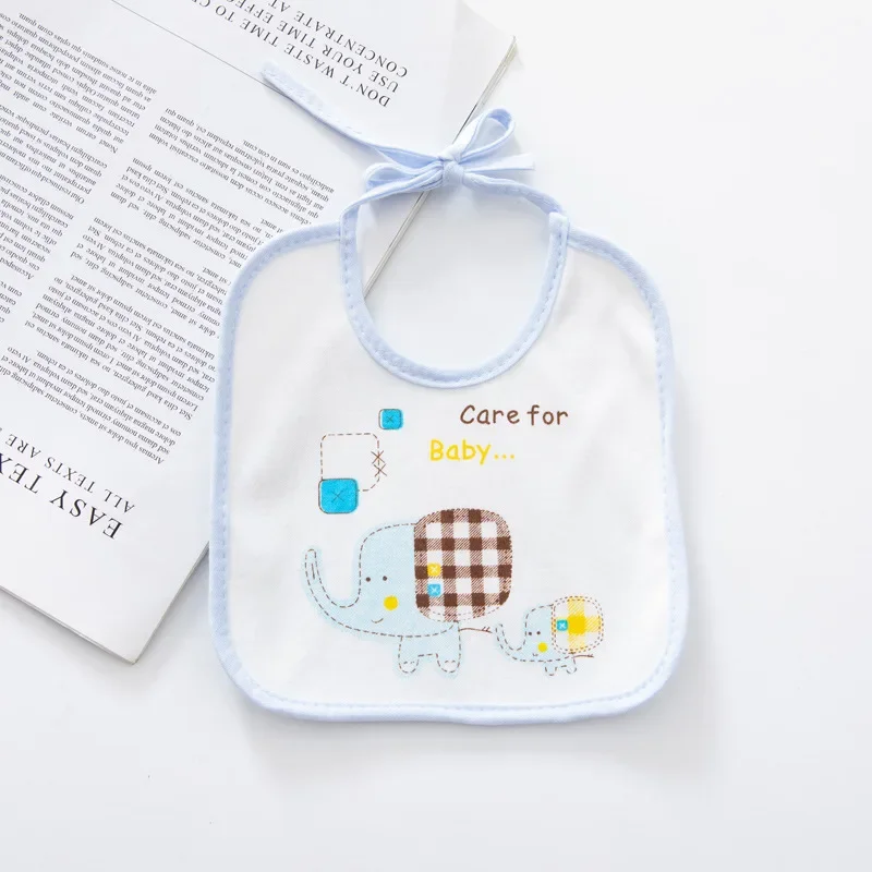 Baby Bibs Cotton Waterproof Bib Children Feeding Clothes Protection Kids Toddler Scarf for Newborns Boys Girls Accessories Bibs