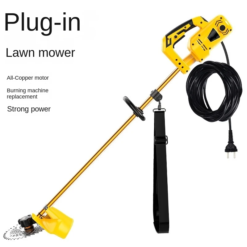 

22v Electric Lawn Mower Household Grass Harvester Lawn Weeding Plug-In High Power Agricultural Garden Weeding Tool 충전식예초기