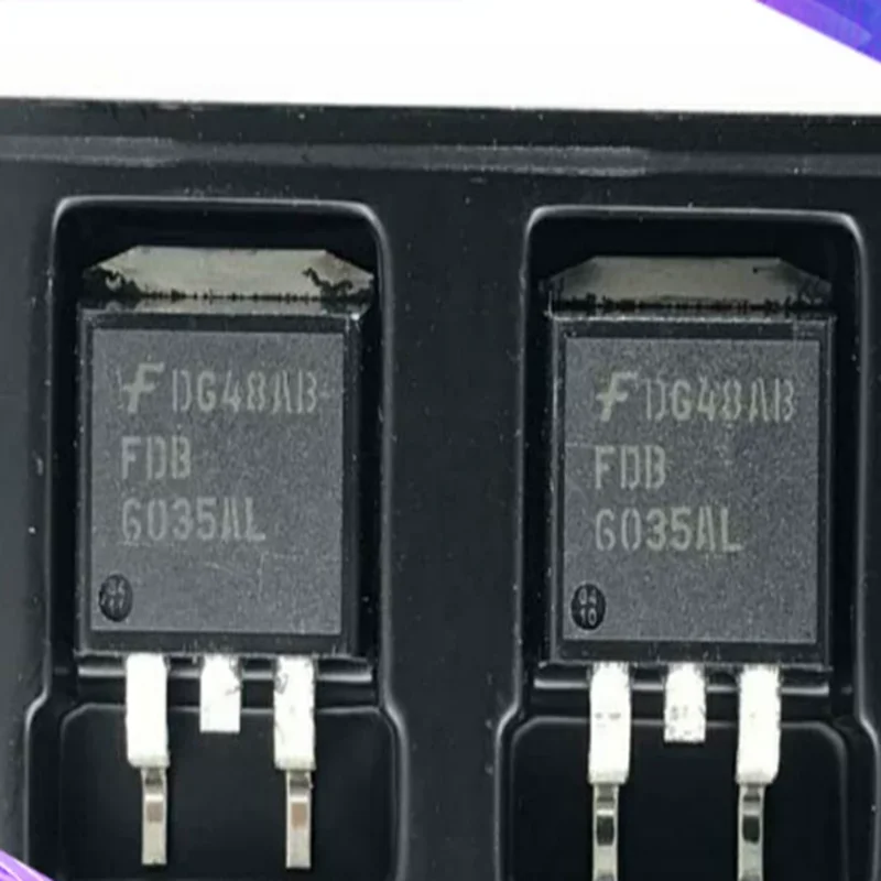 5pcs-20pcs FDB6035AL TO263 30V 48A N-channel logic level power Trench MOSFET
