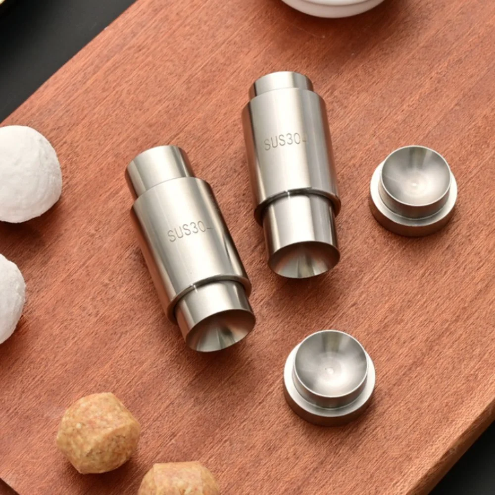 Stainless Steel Glutinous Rice Ball Stuffing Mold Detachable Efficient Glutinous Rice Ball Stuffing Maker Easy-release Mold DIY