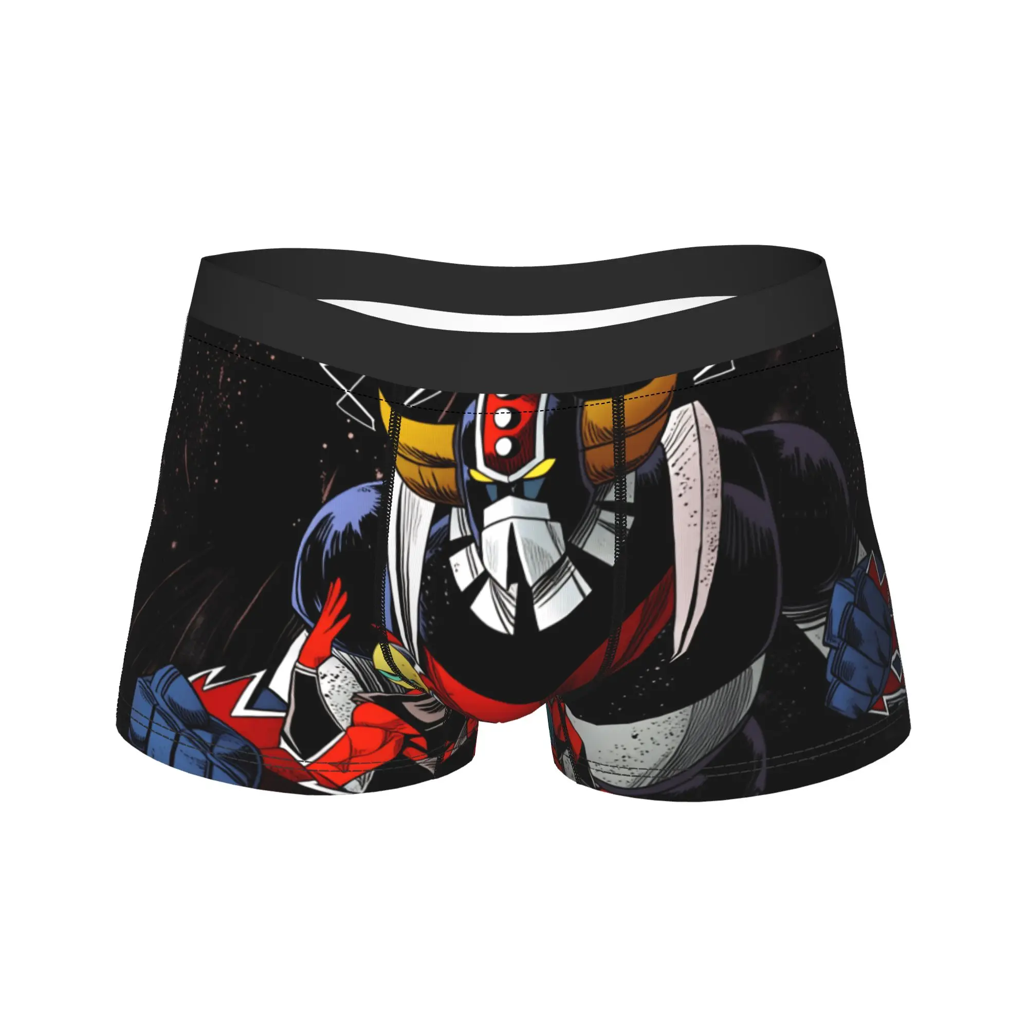 

Goldorak Actarus Mazinger Z Boxershorts UFO Robot Grendizer Pouch Underwear Trenky Print Boxer Brief Males Panties Large Size