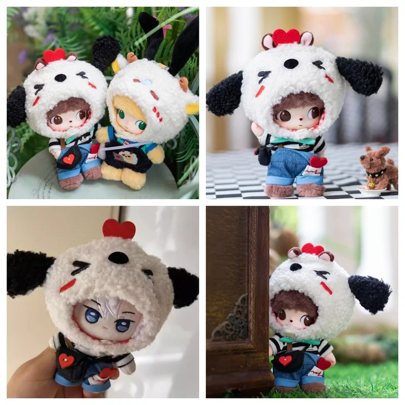 

Hot Sale In Stock Doll Clothes For 10cm To17cm Cotton Doll Labubu Dimoo Vinyl Doll Pendant Chawaii Cute Replacement Clothing