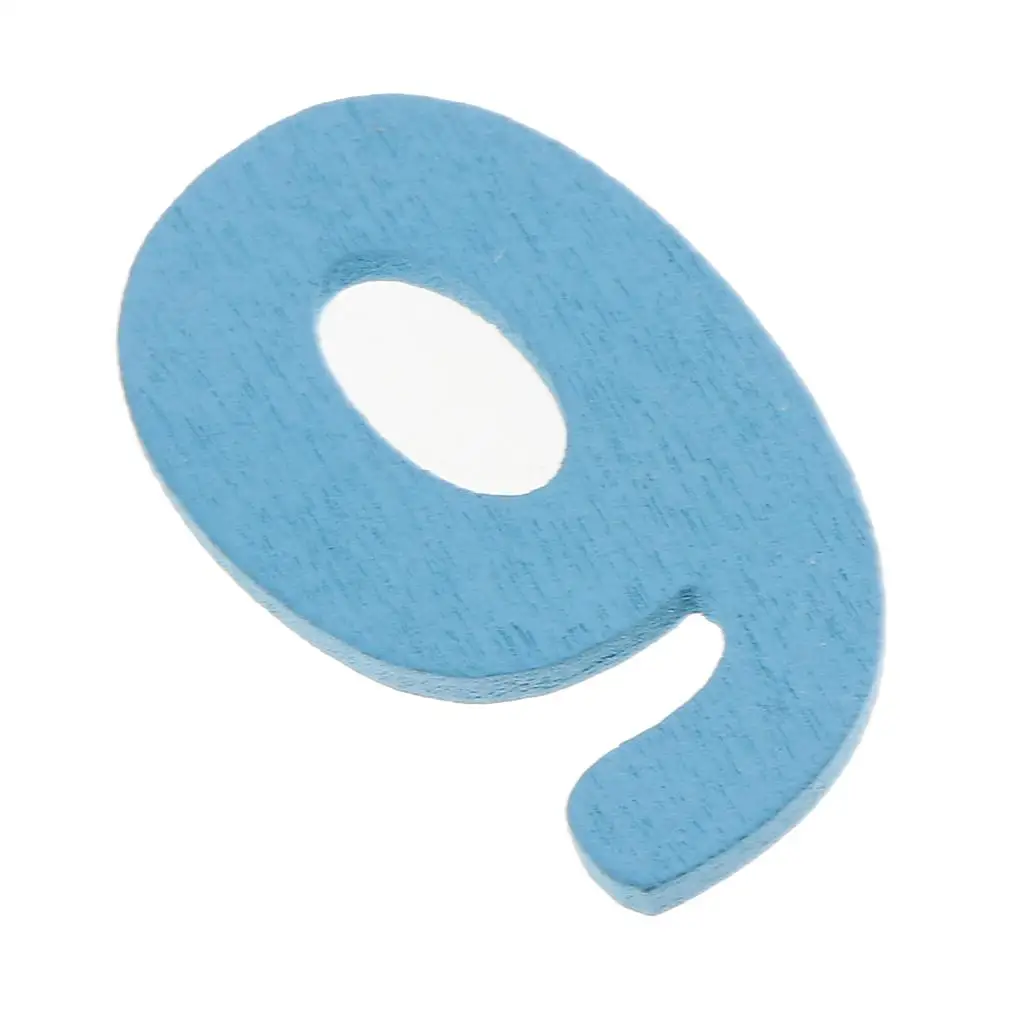 Wooden Craft Number Blocks Colorful Learning Toys with Storage Tray for Kids Educational Games